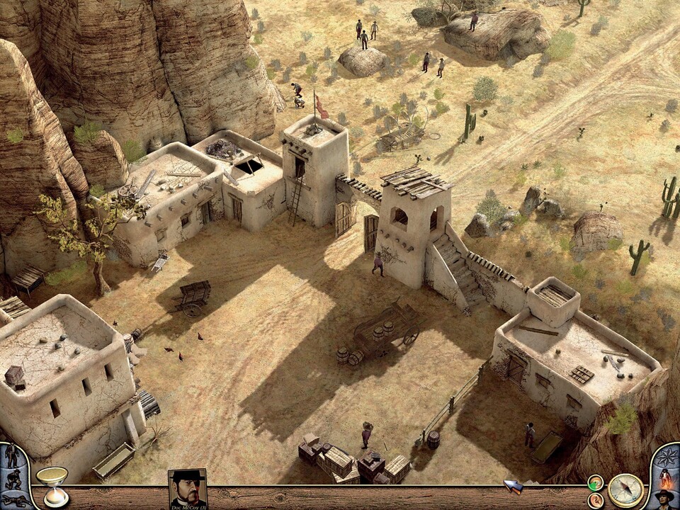 Eagle's Nest, das Festungs-Pueblo von Sanchez, kennen Deperados-Veteranen schon aus Teil 1 - allerdings nicht in 3D.