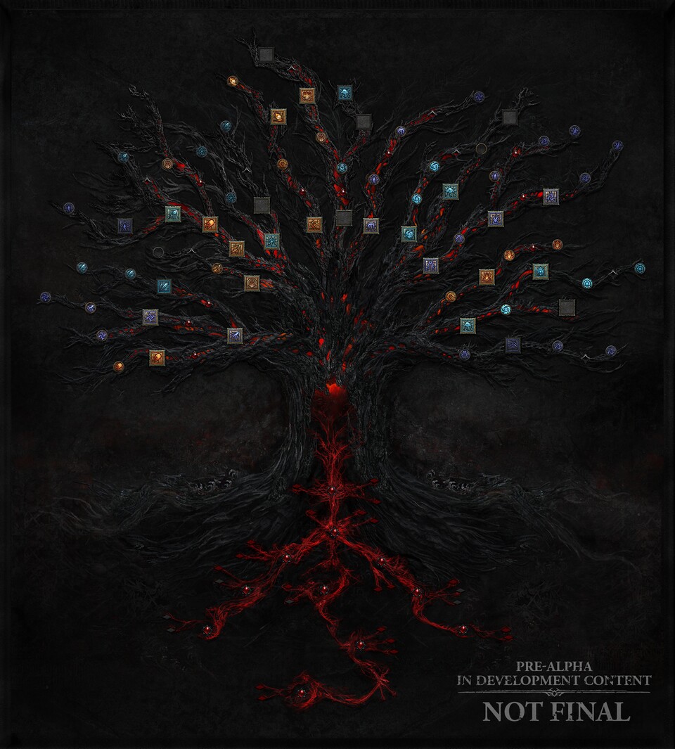 Der Talentbaum in Diablo 4 ist tatsächlich ein Baum. Zumindest ist das die Idee.