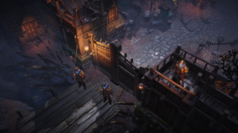 Diablo Immortal beginnt im Dörfchen Wortham, dessen brennende Ruinen wir in Diablo 3 erkundet haben. Immortal espielt zeitlich nämlich vor dem großen PC-Bruder.