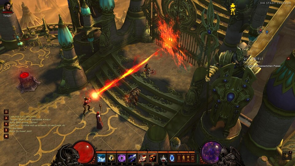 Diablo 3 sollte irgendwann in seiner Entwicklung auch mal ein MMO im Stil von World of Warcraft werden.
