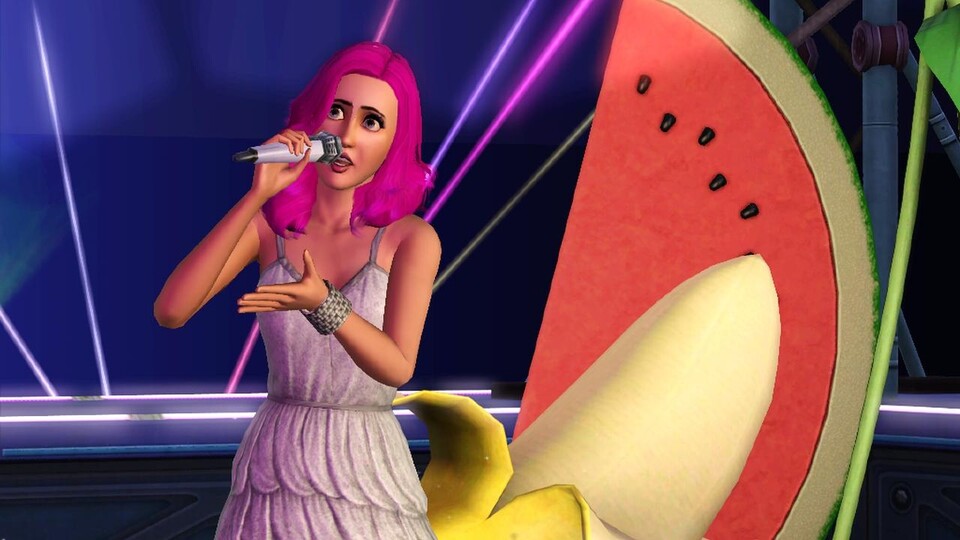 Katy Perry hat einen Auftritt in Die Sims 3: Showtime.
