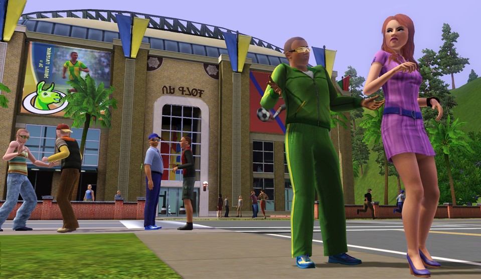 »Was hab’ ich denn gesagt?!« Wer in Die Sims 3 dauerhafte Kontakte knüpfen will, muss sich künftig anstrengen – mehrmals denselben Scherz oder Anmachspruch vom Stapel zu lassen, beeindruckt die Angebetete nur wenig.