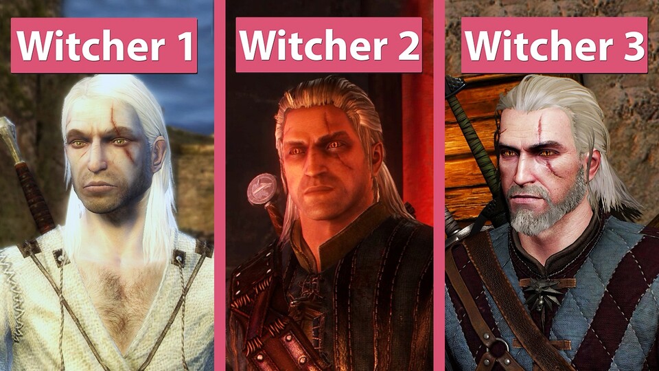 Die Witcher Evolution - Alle Teile der Witcher-Reihe im Grafik-Vergleich