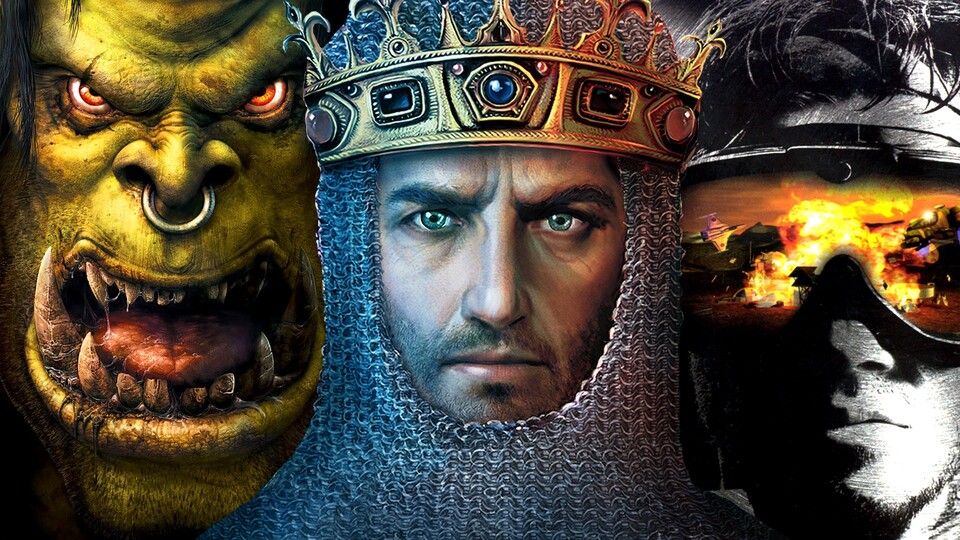 Sind die Zeiten von Warcraft 3, Age of Empires 2 und Command & Conquer (von links) endgültig vorbei - oder kommen sie wieder? Wir befragen die Entwickler der Klassiker.