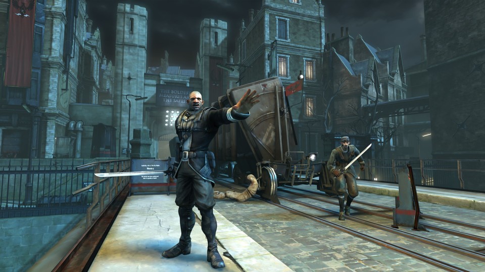Dishonored: Die Maske des Zorns überlässt dem Spieler die Wahl heimlich oder brutal vorzugehen.
