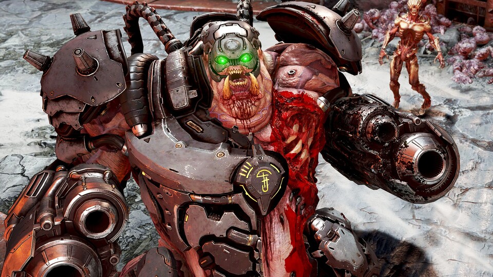 In Doom Eternal schlüpfen Spieler im Multiplayer in die Haut eines Dämonen und machen Jagd auf den Slayer.