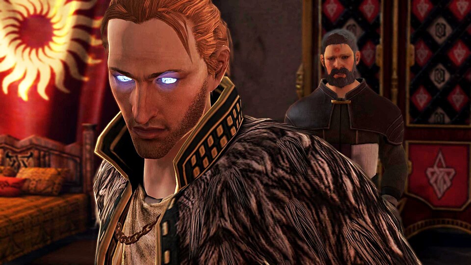 Auch in Dragon Age 2 kann der Magier Anders die Party unterstützen.