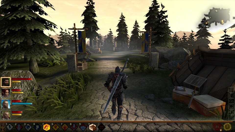 Dragon Age 3 soll eine offenere Welt bieten (Bild: Dragon Age 2).