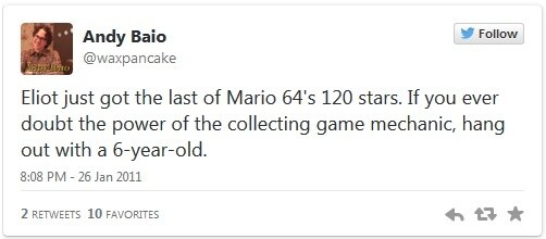 Im Alter von sechs Jahren lernt Elliot den N64 kennen und ist ebenso von Mario 64 gefesselt, wie sein Vater damals.