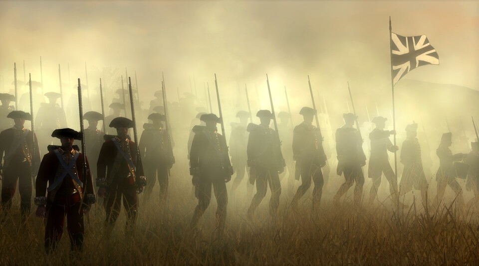 Bei Nebel schießen die Musketiere deutlich ungenauer.