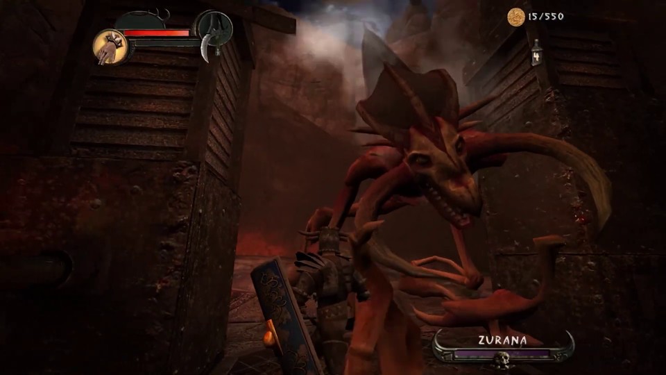 Natürlich gibt es auch in Enclave HD allerlei Monster, die euch einen Kopf kürzer machen wollen.