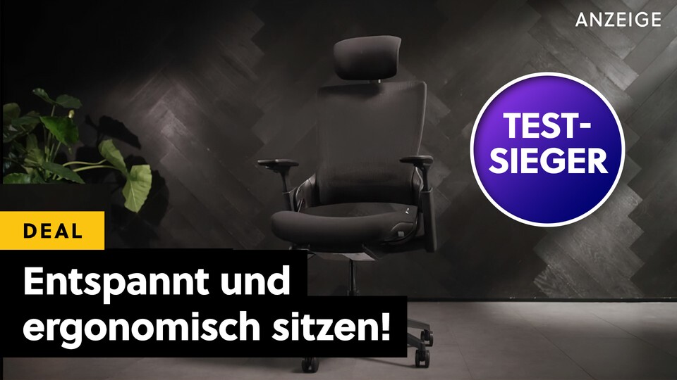 Teaserbild für SO geht Ergonomie: Dieser ergonomische Bürostuhl kostet keine 500€ [Anzeige]