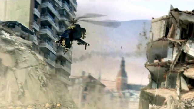 Auch die Hunter-Chopper aus Half-Life 2 haben ihren Auftritt in Escape from City 17. 