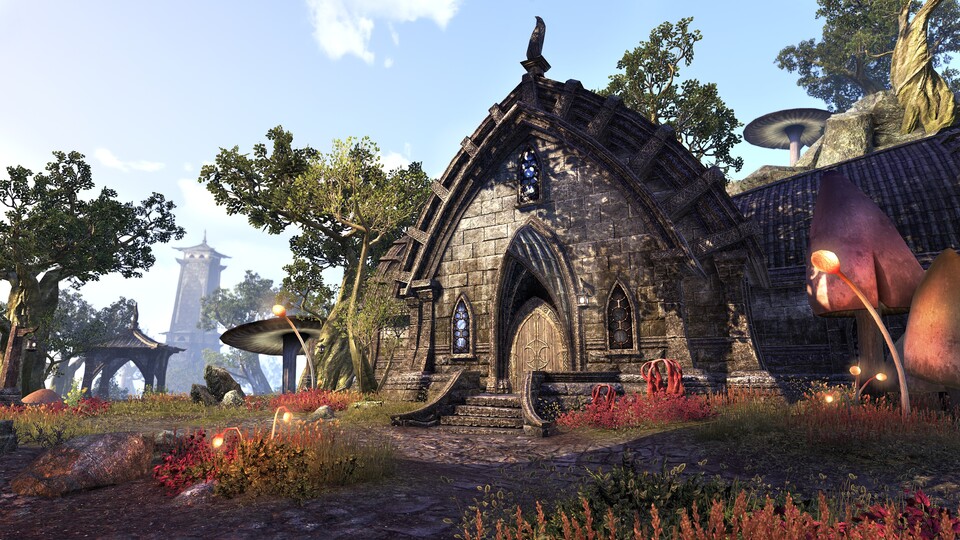 Auch in ESO: Morrowind können wir wieder schicke Häuser erwerben und einrichten.