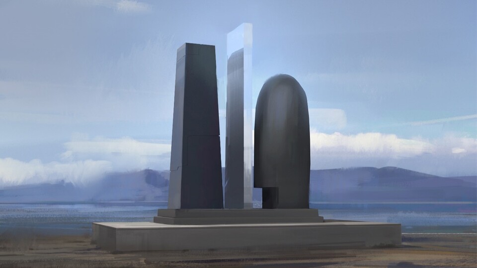 CCP errichtet ein Denkmal zu Ehren von EVE Online und seinen Spielern in Reykjavik, Island. Das Bild zeigt einen Entwurf.