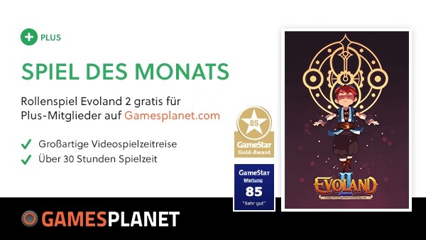 Gamesplanet Deutschland bietet seit über zehn Jahren garantiert legale Keys inklusive deutschem Support und ist offizieller Vollversionspartner von GameStar Plus.