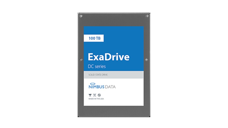 Das ExaDrive DC100 kommt im 3,5-Zoll-Format. (Bildquelle: Nimbus Data)
