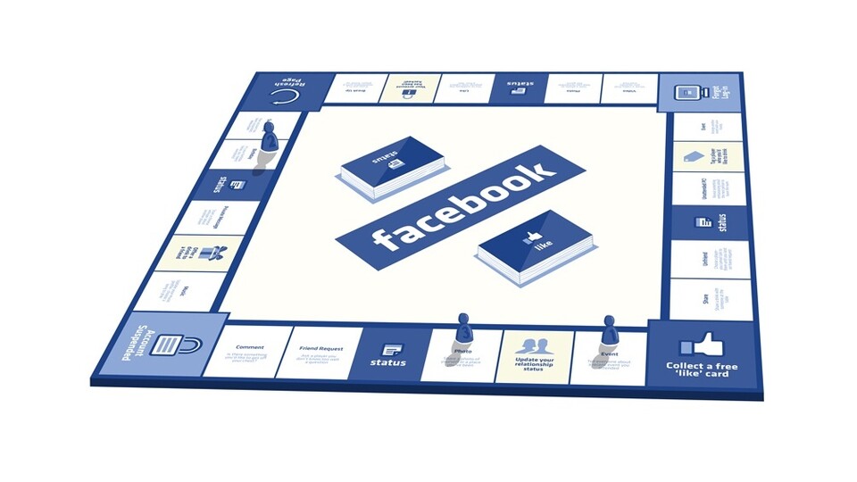 Facebook als Brettspiel soll für Treffen und Unterhaltung offline sorgen.