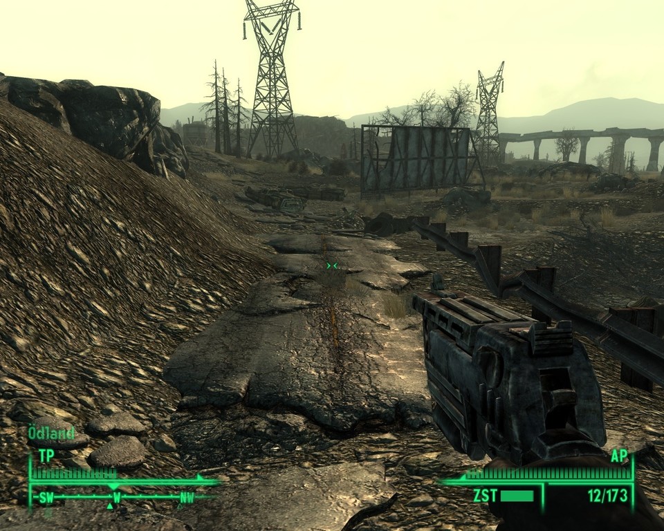 Fallout 3 mit anisotropischer Filterung (4x AF).