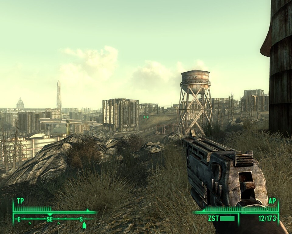 Fallout 3 mit maximaler Sichtweite.
