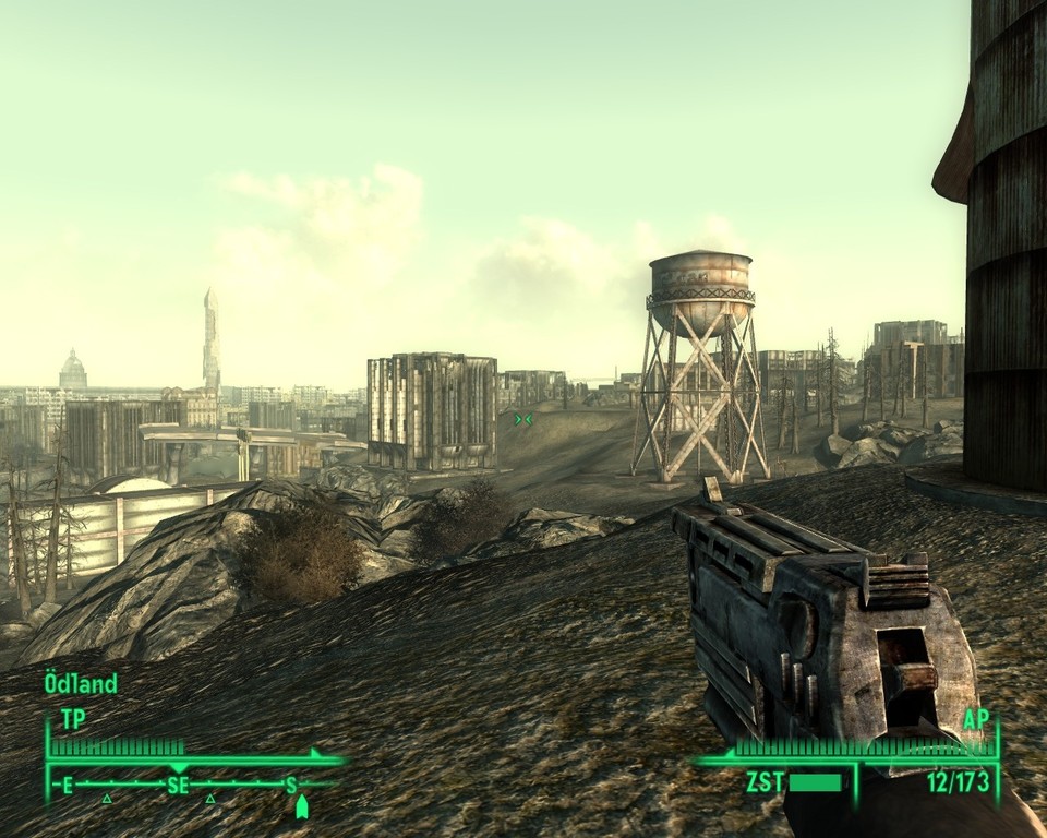 Fallout 3 mit minimaler Sichtweite.