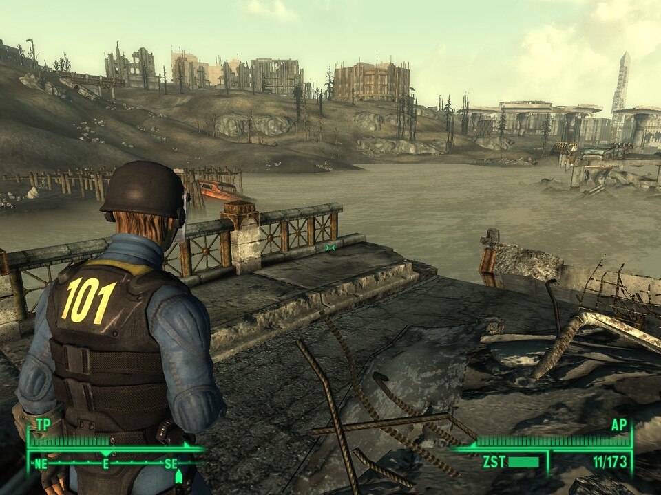Fallout 3 mit sehr hohen Grafikeinstellungen.