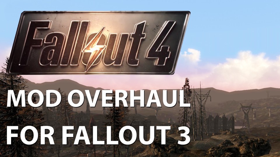 Fallout 3 - Fallout 4 Grafik-Mod-Sammlung im Vergleich zum Original