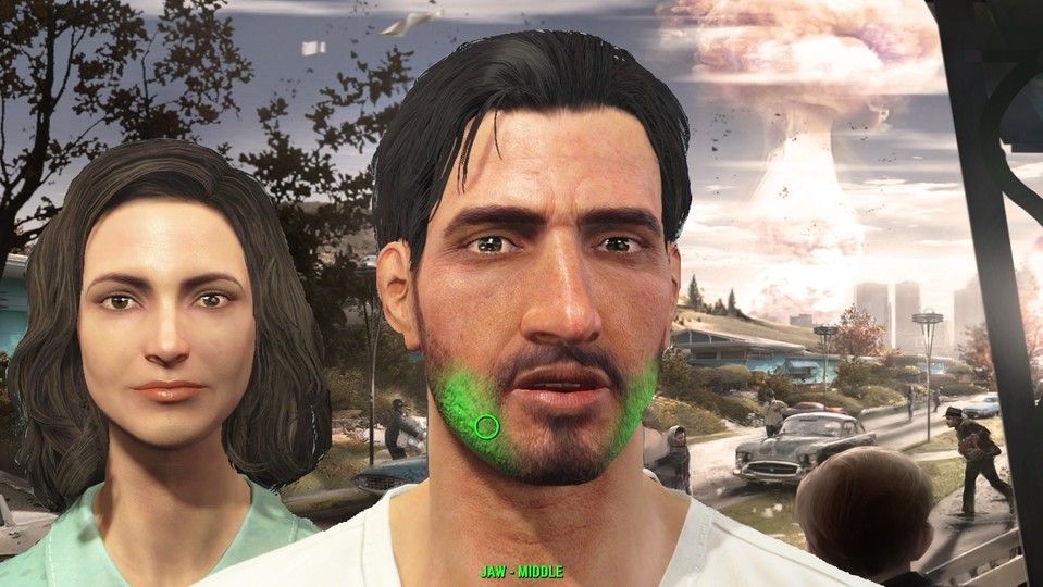 Der Protagonist von Fallout 4 wird von den Sprechern von Antonio Banderas, beziehungsweise von Jessica Biel vertont.