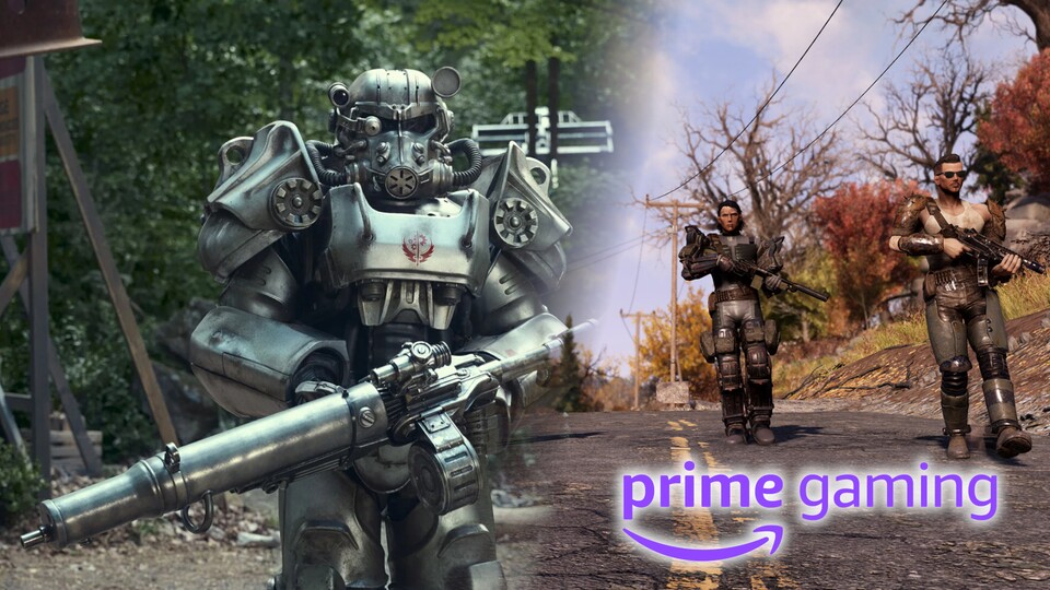 Da könnte selbst Ritter Titus (links) nicht nein sagen: Fallout 76 gibts jetzt gratis bei Prime.