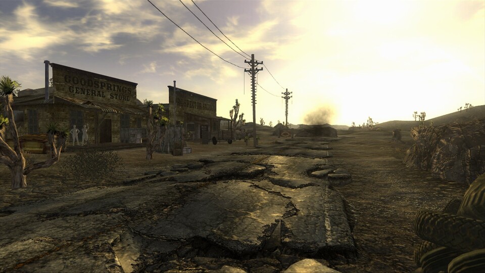 Goodsprings ist der erste Ort auf Ihrer Reise durch die Welt von Fallout: New Vegas.
