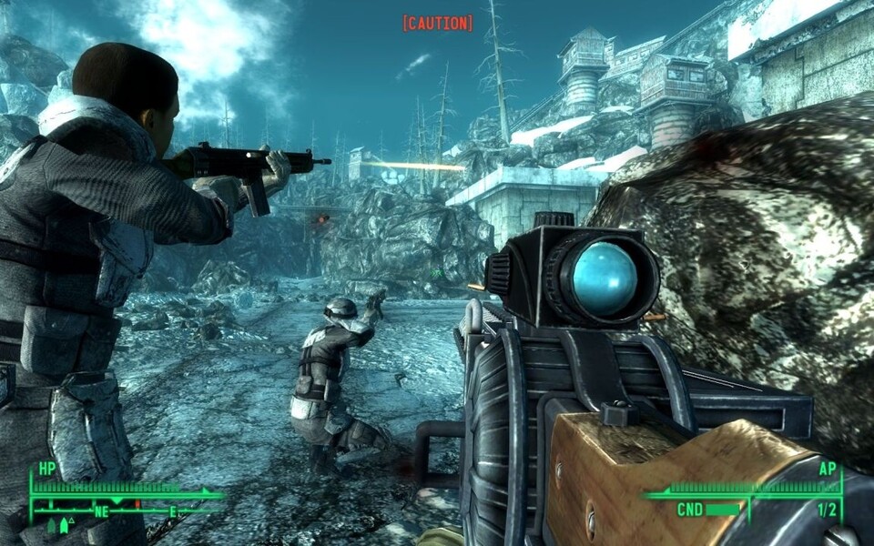 Im Anchorage-DLC zu Fallout 3 dürfen wir in einer Simulation die Schlacht von Alaska im Jahr 2076 miterleben - näher sind wir der der Vor-Endzeit in der Fallout-Serie noch nicht gekommen.