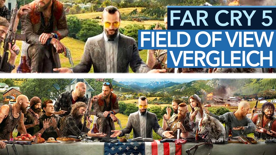 Far Cry 5 - Field of View im Vergleichsvideo: So stark können PC-Spieler das FOV ändern