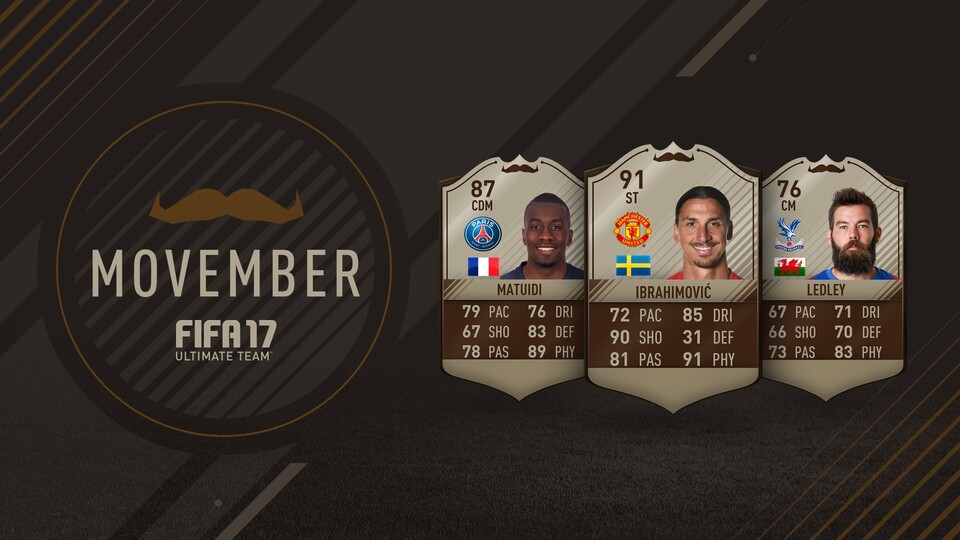 FIFA 17 beteiligt sich an der Movember-Aktion.