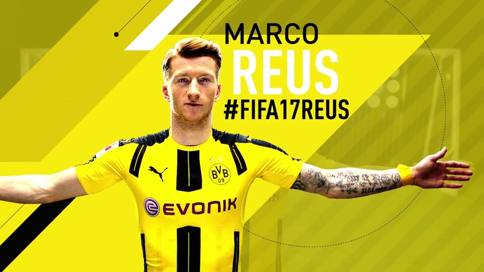 Marco Reus hat die Wahl zum Coverstar von FIFA 17 gewonnen und entthront damit Messi. Am 29. September erscheint die Fußballsimulation für PC, Xbox One und PS4.