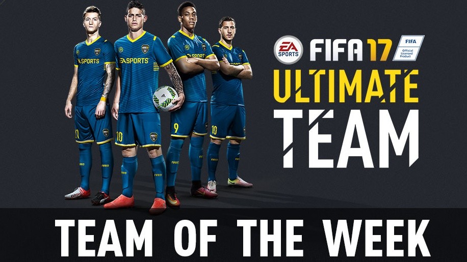 Das neue Team of the Week in FIFA 17 ist da.