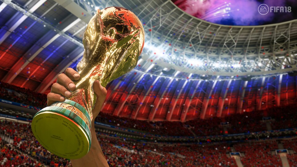In FIFA 18 können wir ab sofort selbst um den Weltmeisterpokal spielen. Der WM-Patch kommt zwar gratis, dafür aber auch mit einigen Problemen daher.