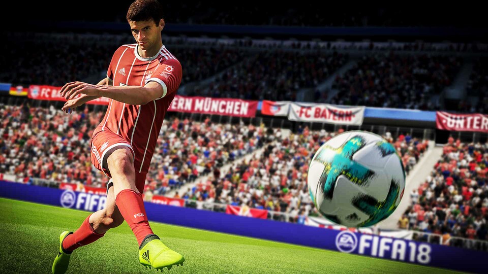 Treffer versenkt: FIFA 18 ist das meistverkaufte Spiel 2017 in Deutschland.