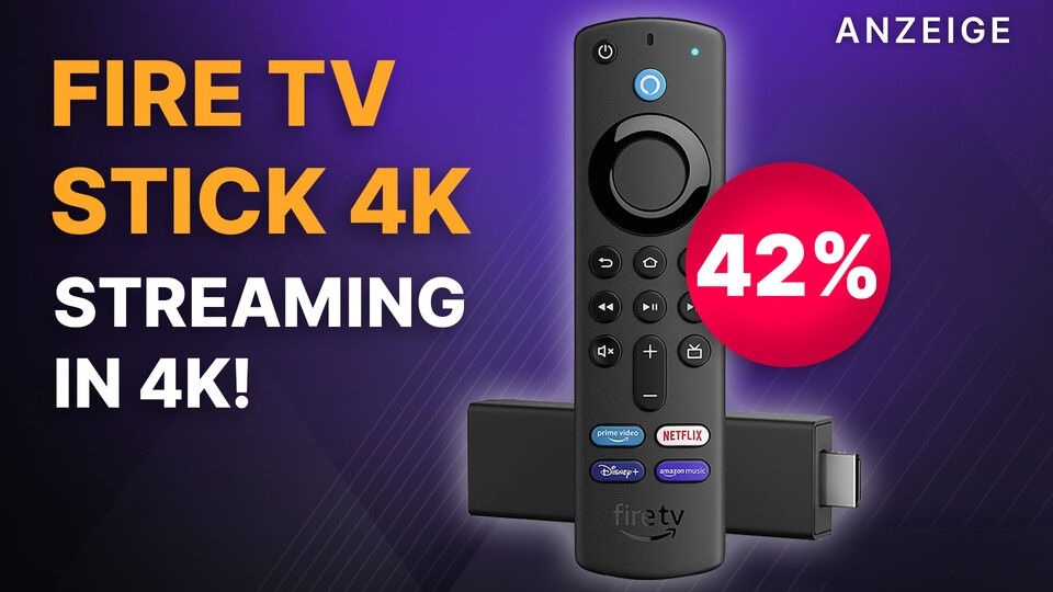 Der Fire TV Stick 4K ist gerade extrem günstig: So müsst ihr nicht bis zum Black Friday warten, um eure Lieblingsserien zu streamen!