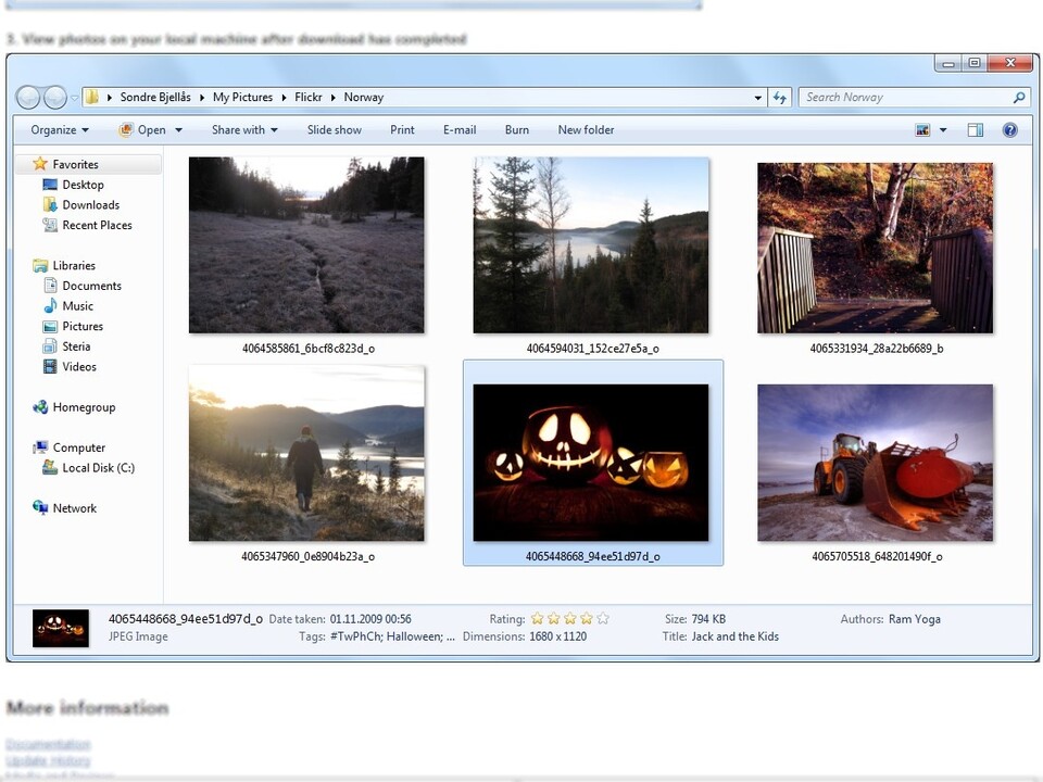 Mit Flickr Downloadr kopieren Sie ihre Bilder unkompliziert auf ihre Festplatte.