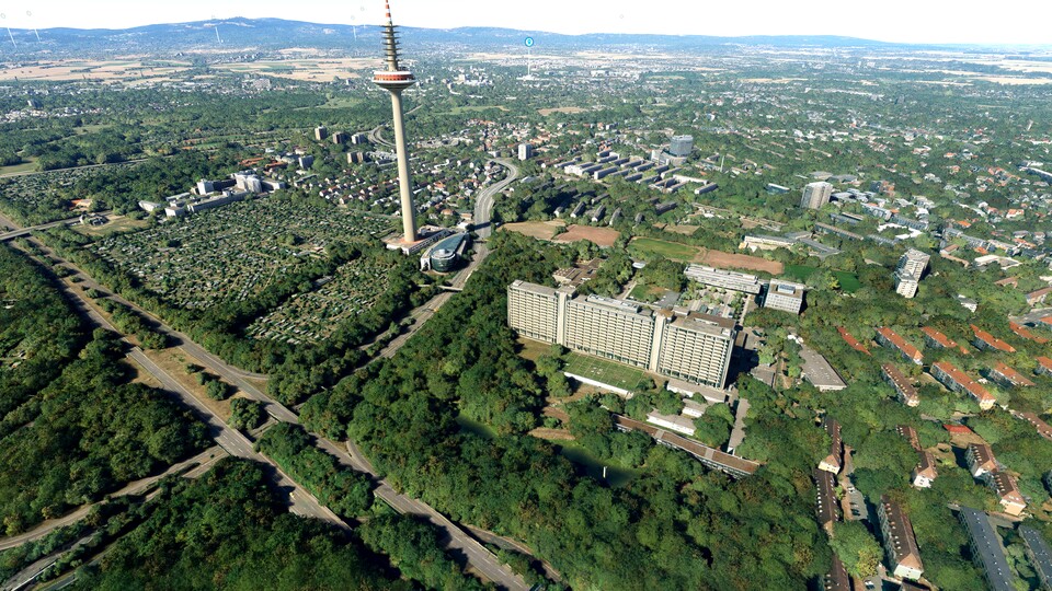 Europa tower in MSFS heute