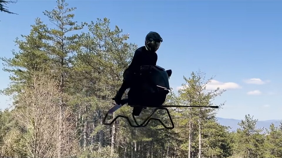 Das Volonaut Airbike (Bildquelle: Volonaut, YouTube)