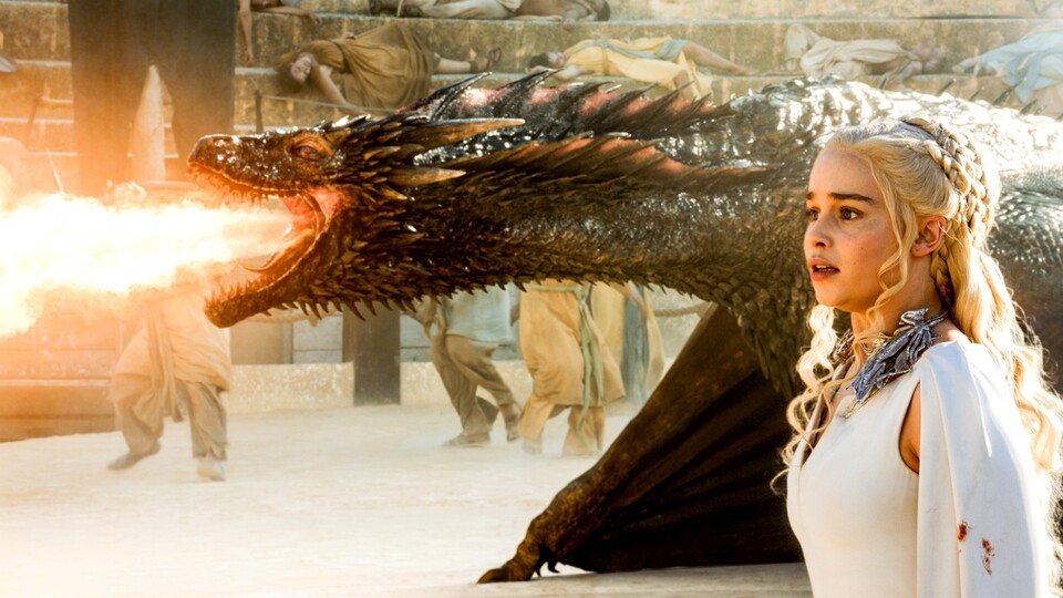 Daenerys hat eine besondere Bindung zu ihrem schwarzen Drachen Drogon - aber wer wird die anderen beiden reiten?
