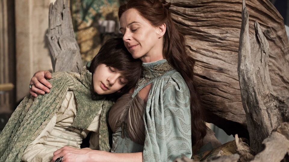 Lady Lysa Arryn mit ihren Sohn.