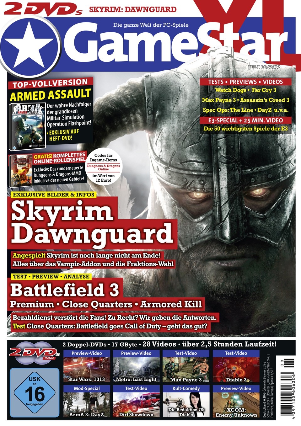 Cover der GameStar XL (08/12) - ab 27. Juni am Kiosk erhältlich.