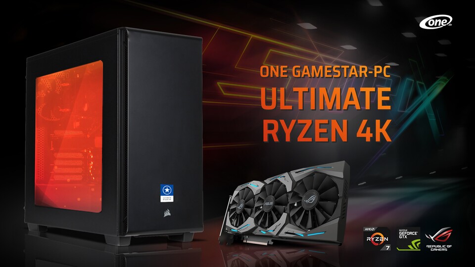 GameStar PC Ultimate Ryzen 4K - Unser aktueller Angebots-PC (Stand 19.3.2018)