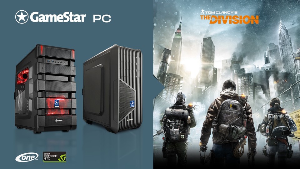 Die One GameStar-PCs XL, Ultra und TITAN aufgerüstet - jetzt schnell noch The Division dazu sichern.