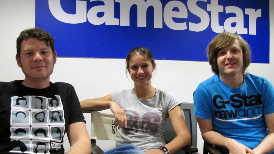 Unser kleines, aber feines Programmierer-Team: Marcus, Steffi und Matthias.