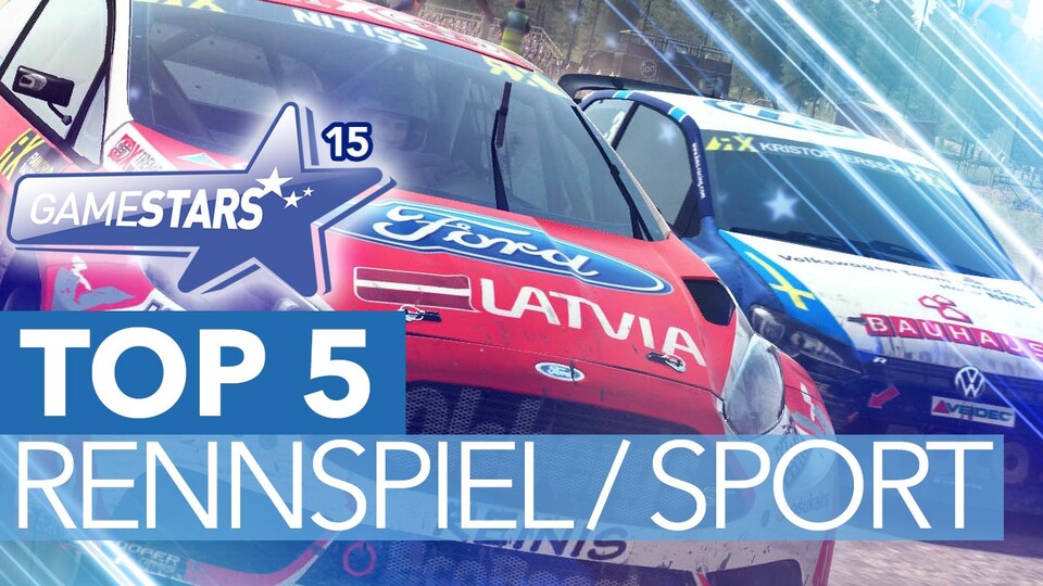 GameStars 2015 - Gewinner: RennspielSport - Fünf tolle Spiele, aber nur eine Pole Position