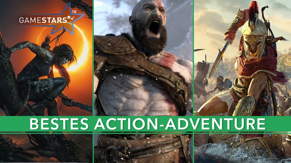GameStars 2018: Ihr habt gewählt. Das beste Action-Adventure des Jahres steht fest.