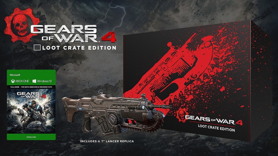 Gears of War 4 bekommt seine eigene Loot-Box inklusive Lancer-Replik.